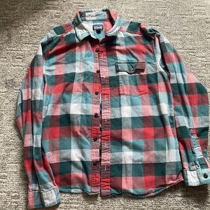 Patagonia men organic cotton flannel, M